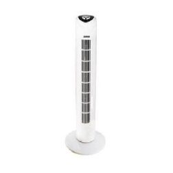 Zephir PH82TS Ventilatore a Torretta con Telecomando, Timer, 45 W, Bianco